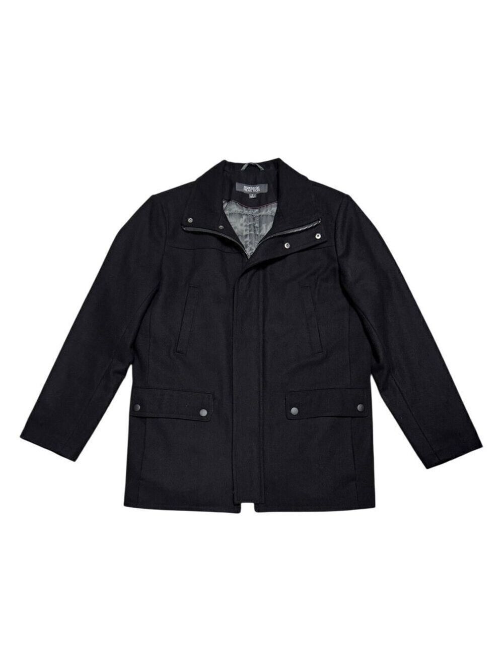 Kenneth Cole Reaction WOOL Designer Winter Business Casual Peacoat Womens Medium